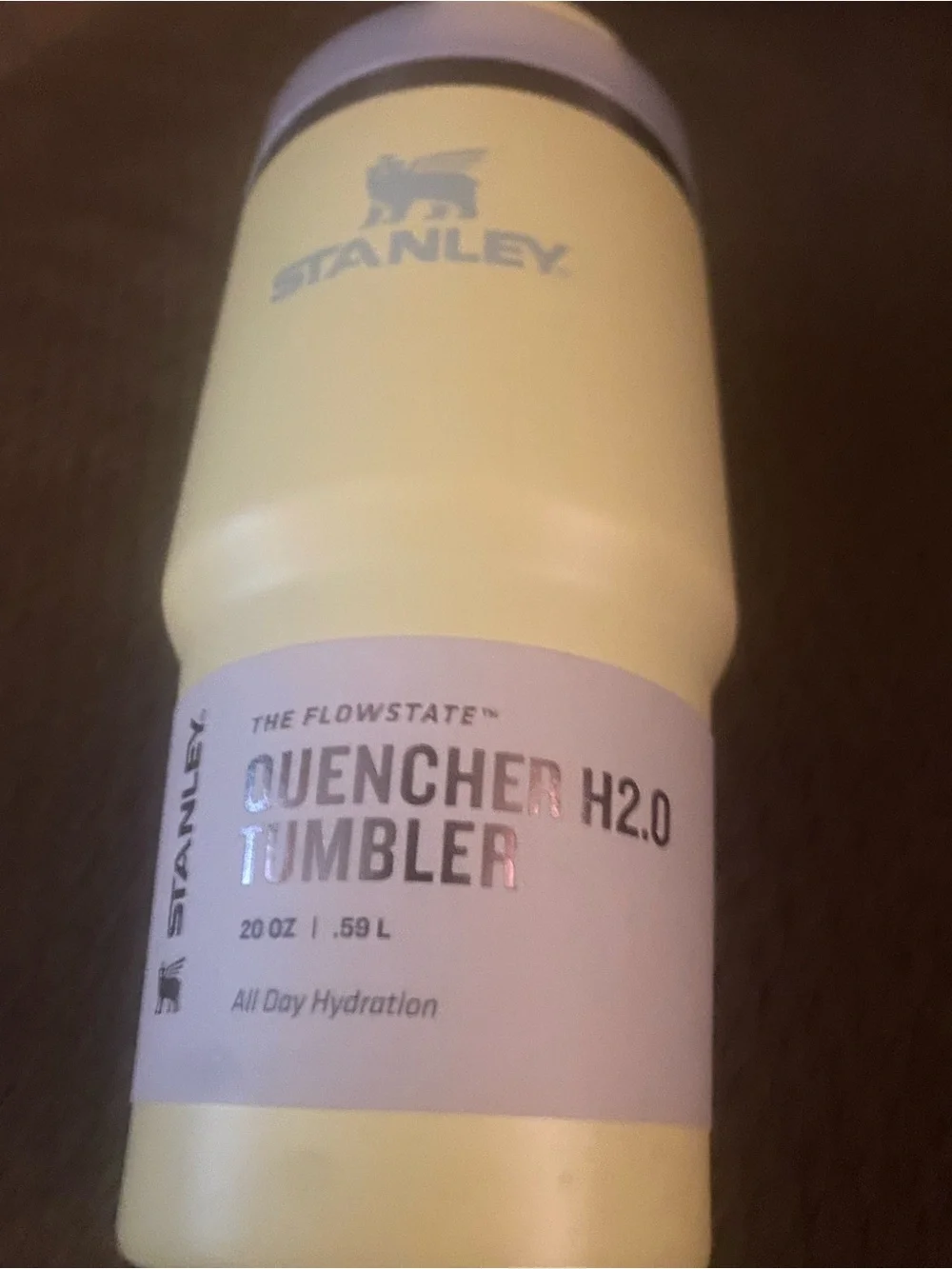New Stanley Quencher H2.0 Tumbler in Light Yellow